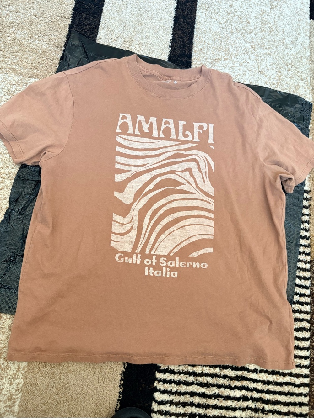 Abercrombie & Fitch Amalfi Graphic Tee - Dusty Rose